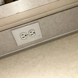 kitchen counter (unsure of what is splattered)