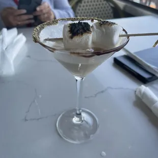 S'mores martini