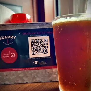 a pint of beer
