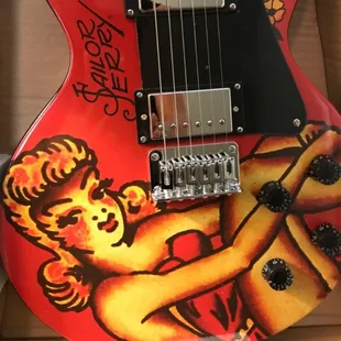 Free raffle. SAILOR JERRY ELECTRIC GUITAR. Bring 10 non-perishable food items to benefit Seven Loaves Food Pantry and get ONE...