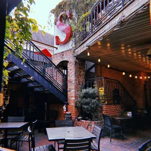 outside