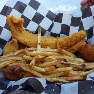 seafood, fish and chips, fish, food