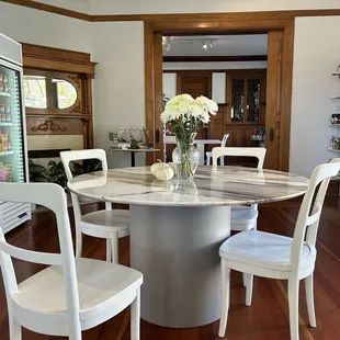 Middle room right across the counter.