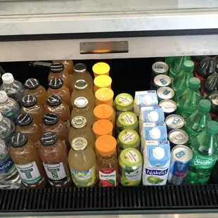 Cold drink selection