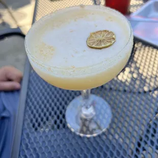 Key lime martini