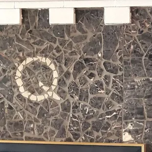 The Queen Bean "Q" fireplace.