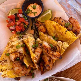 a plate of food