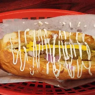 Sonoran hotdog