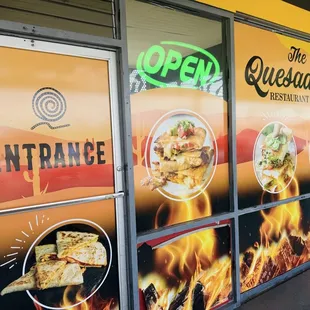 Entrance to The Quesadillas.