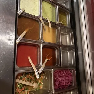 Salsa bar