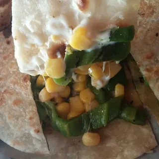 Rajas con Crema Quesadilla