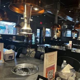 the dining area