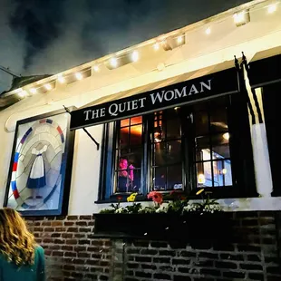 outside