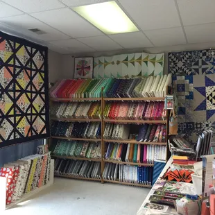 Lots of fabric selection