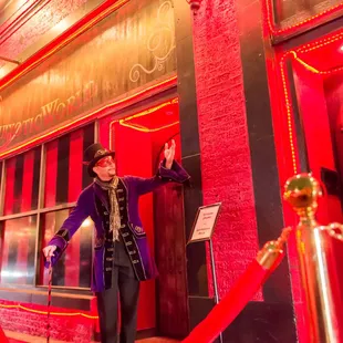 Our Madd Hatt Door Greeter can Welcome your guests in Style.