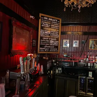 Drink menu