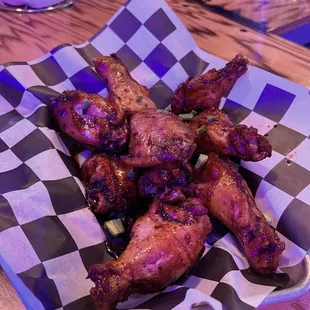 Our famous house smoked ribs - 6 varieties available and counting!