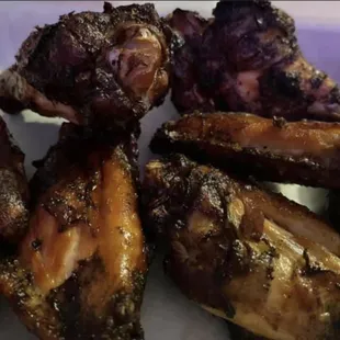 Our famous house smoked wings - 6 varieties available and counting!