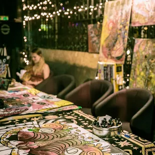 Local artwork displayed at the Rabbit Hole