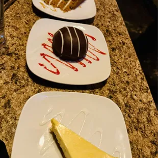 Key lime  Chocolate mouse pie Carrot cake