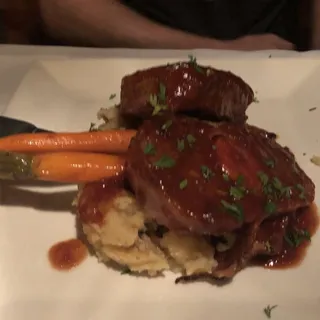 Bacon Wrapped Rabbit Meat Loaf
