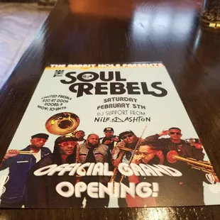 a poster for the soul rebels