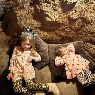 Lounging in the fox den
