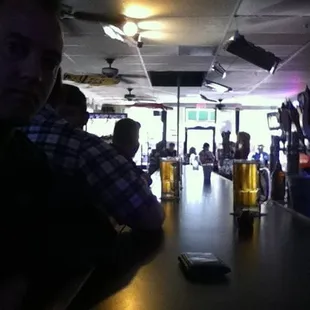 a man sitting at a bar