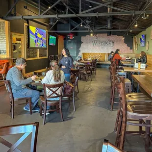Looking straight into the Whisky Room, where we will have our family Christmas and white elephant gift exchange