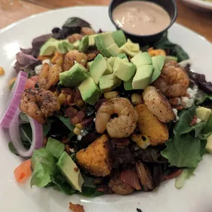 Avocado Stuffed Shrimp Salad