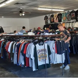Sports tees, vintage clothing