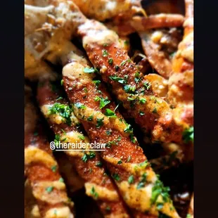 a close up of a plate of food
