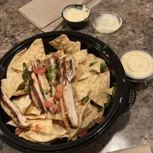 Terrible chicken nachos.