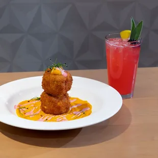 Creative dishes and cocktails