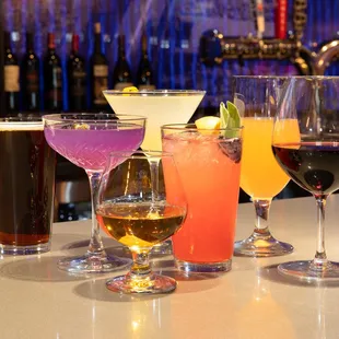 hand crafted cocktails with local ingredients