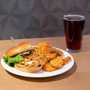 Classic American dishes.