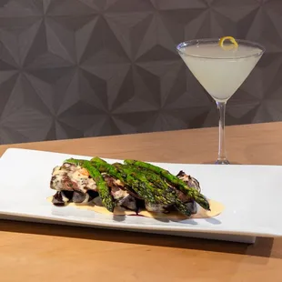 Creative menu including healthy options to stay on track while on the road.