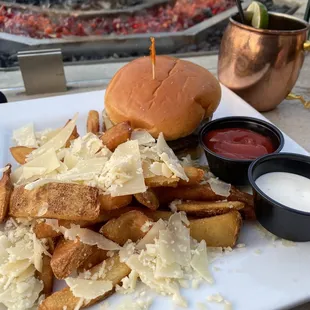 7th Heaven burger, Truffled Steak Fries