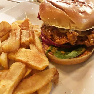 Garlic Hot Chicken Sandwich