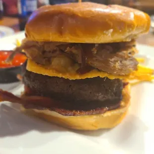 Hidden Bacon " Burger