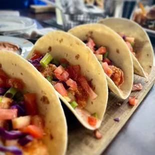 Shrimp tacos
