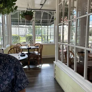 Inside dining room