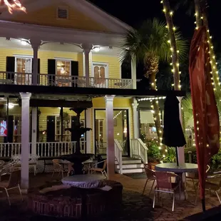 Restaurant at night