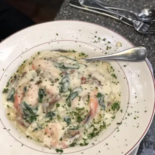 Lobster and Shrimp Pasta