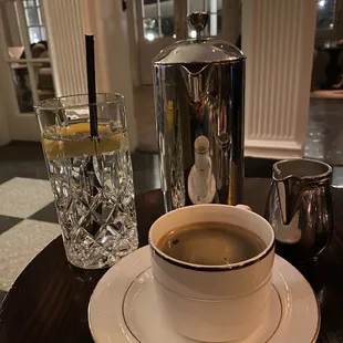 French press segfredo coffee. Yum.