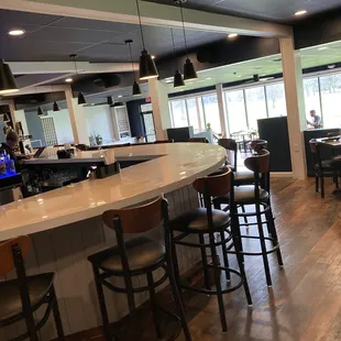 interior, sushi and sashimi