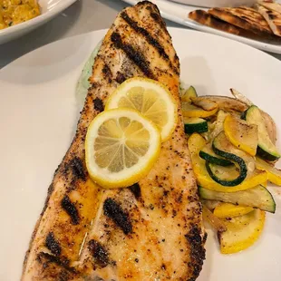 grilled fish, grilled seafood, food, fish, seafood