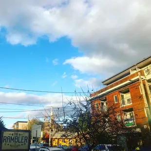 outside