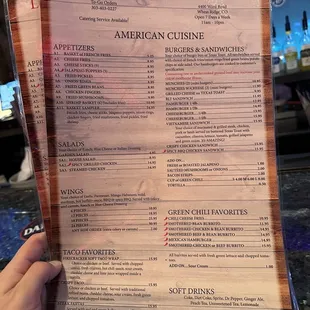 Menus