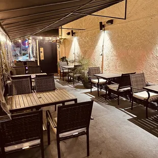 Patio at Night
